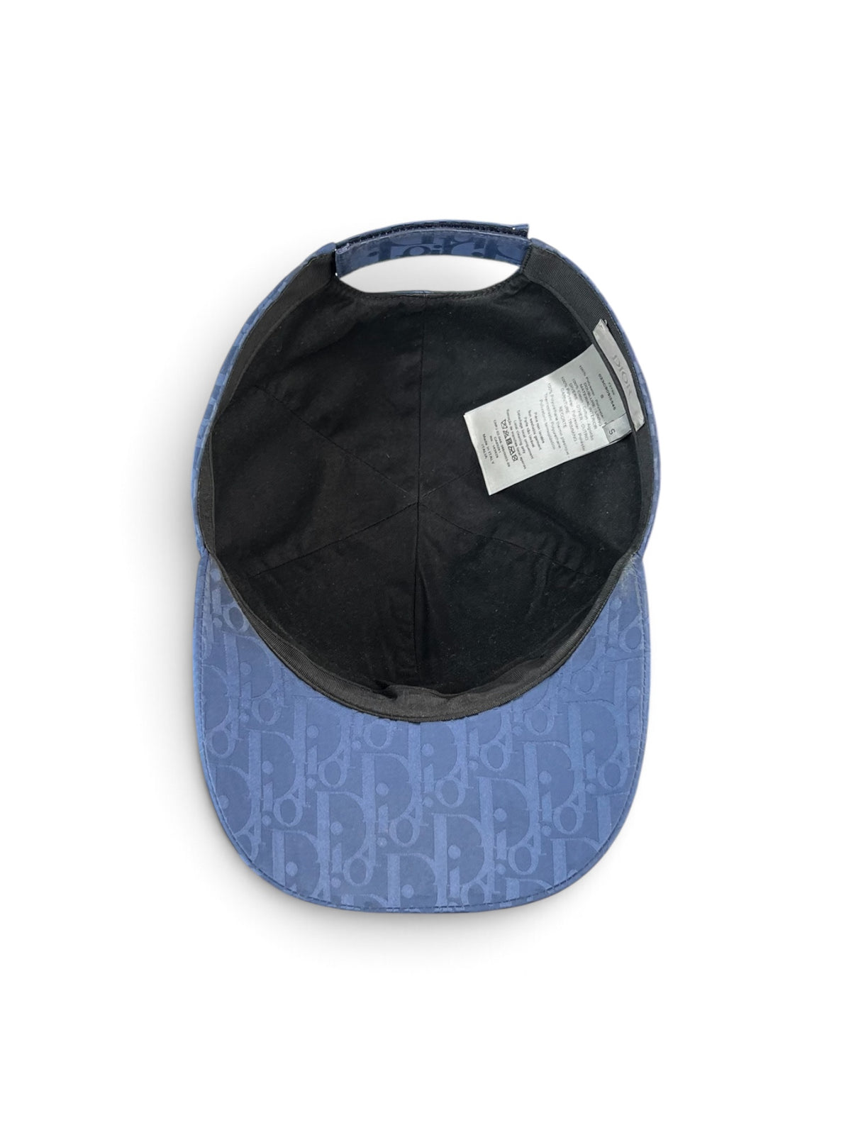 Dior Oblique Cap Navy Blue