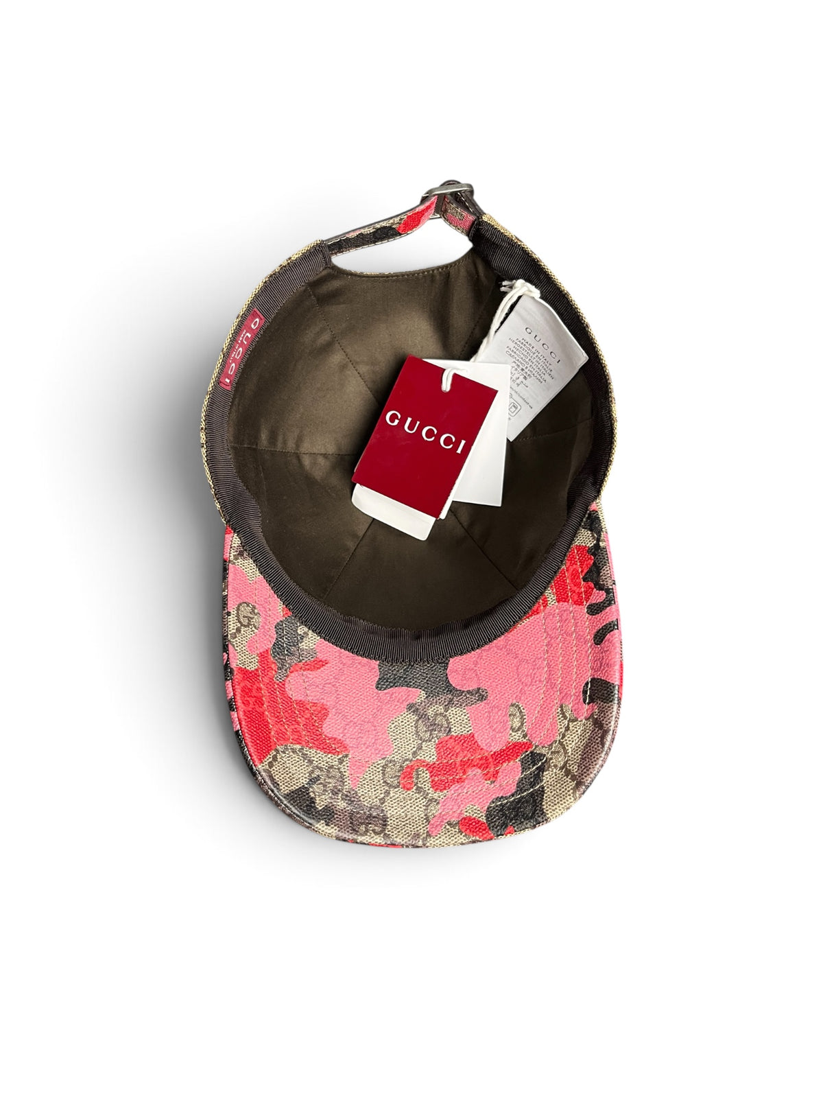 Gucci Cap Camouflage Pink