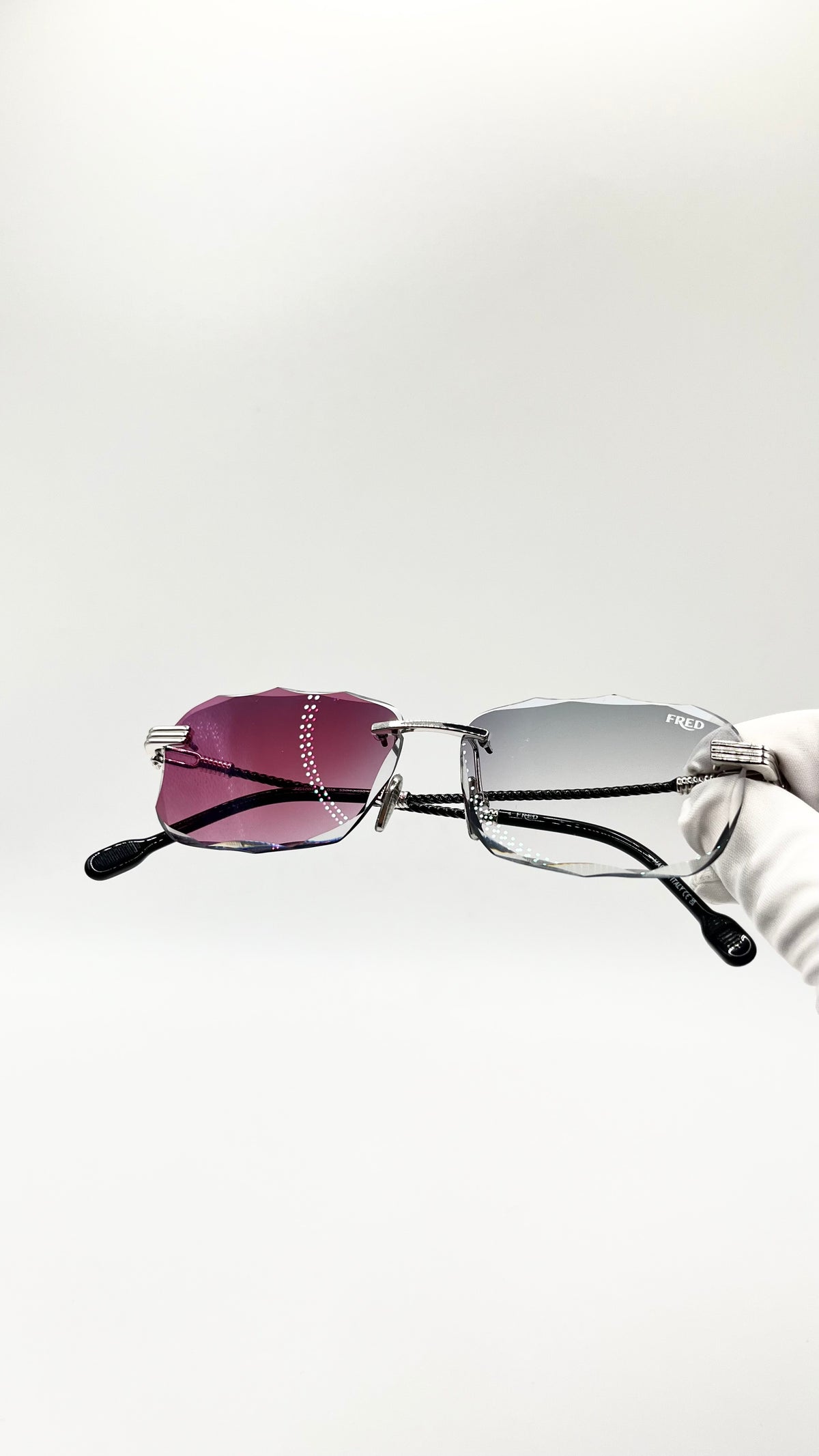 Fred Brille Silber +Diamond Cut & Gravur