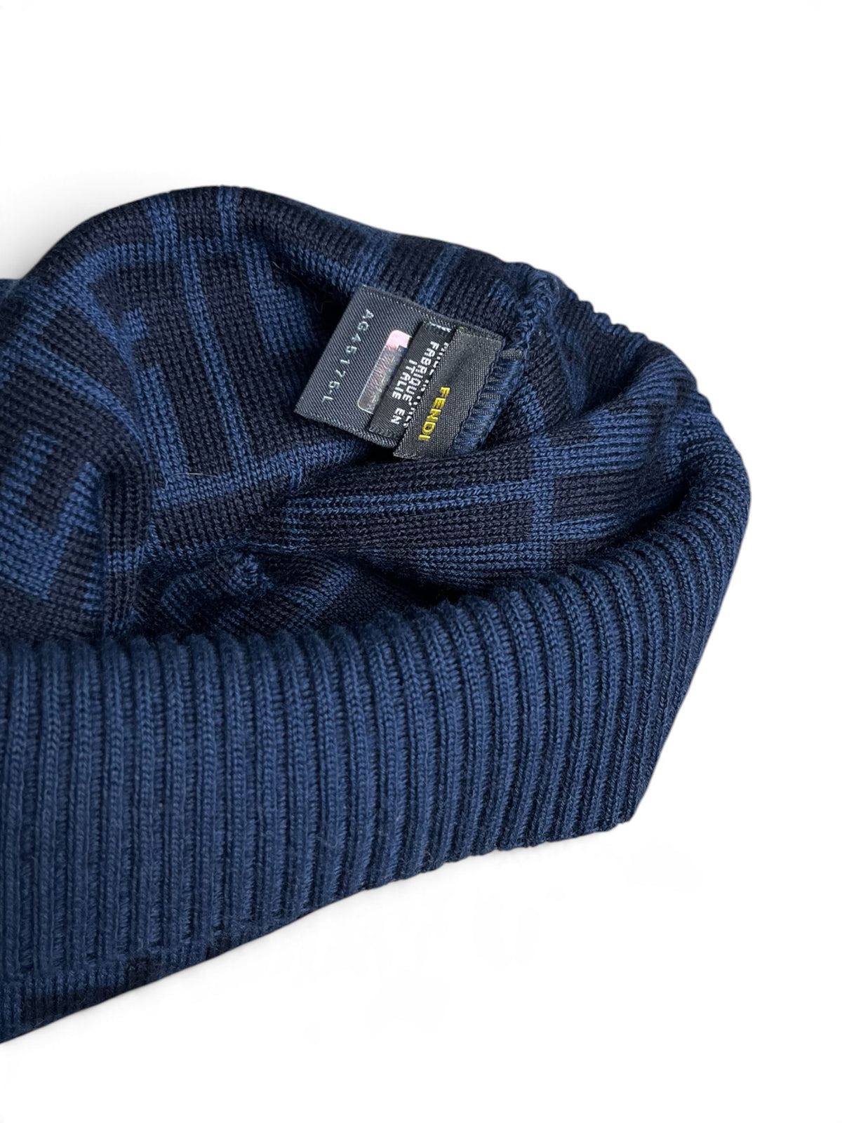 Fendi Beanie Dunkelblau