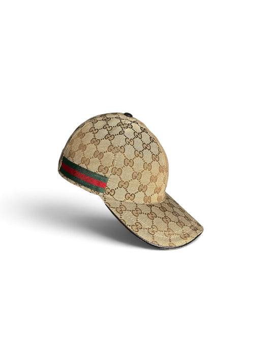 Gucci Cap Canvas Beige Gr.M
