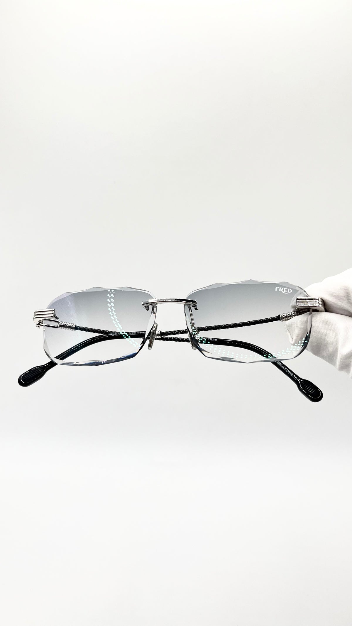 Fred Brille Silber +Diamond Cut & Gravur