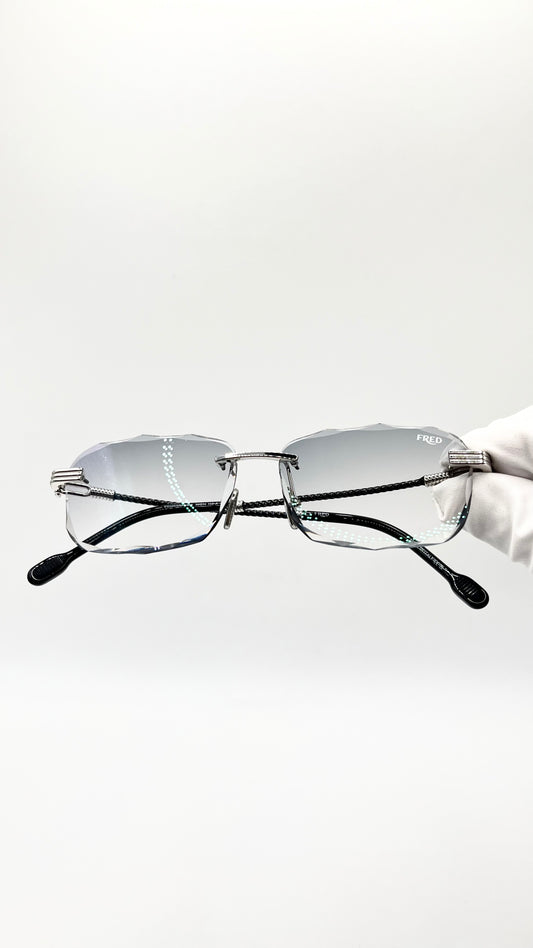 Fred Brille Silber +Diamond Cut & Gravur