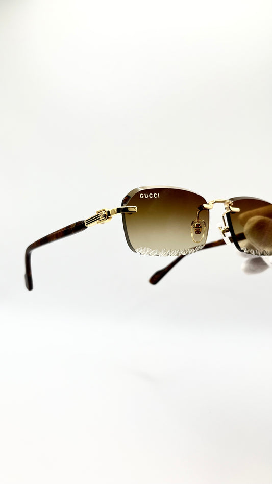 Gucci Brille +Diamond Cut & Gravur