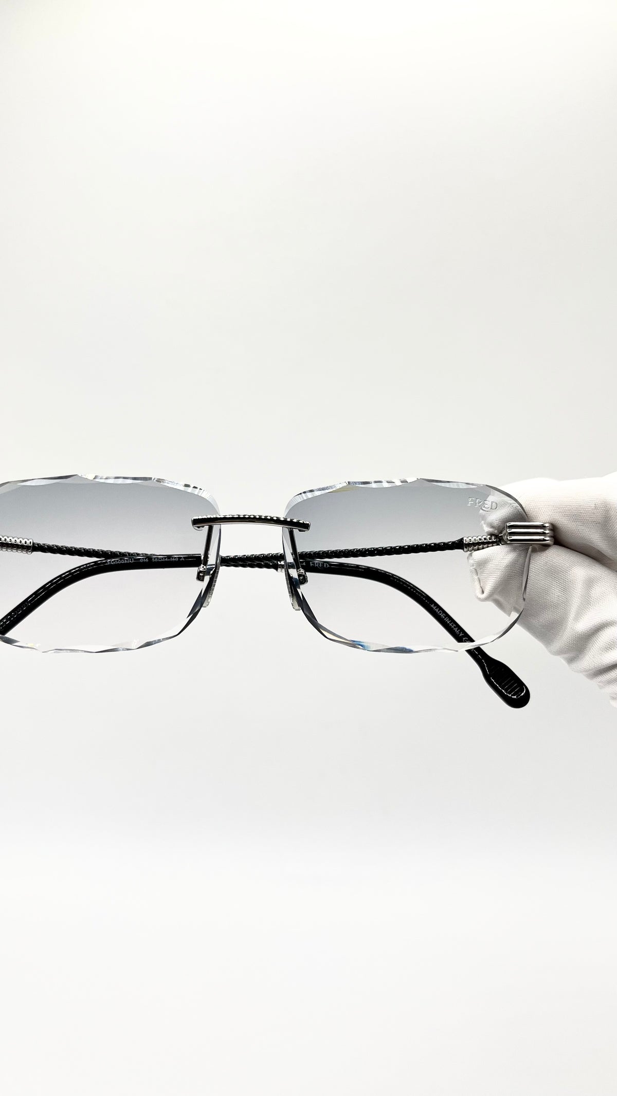 Fred Brille Silber +Diamond Cut & Gravur
