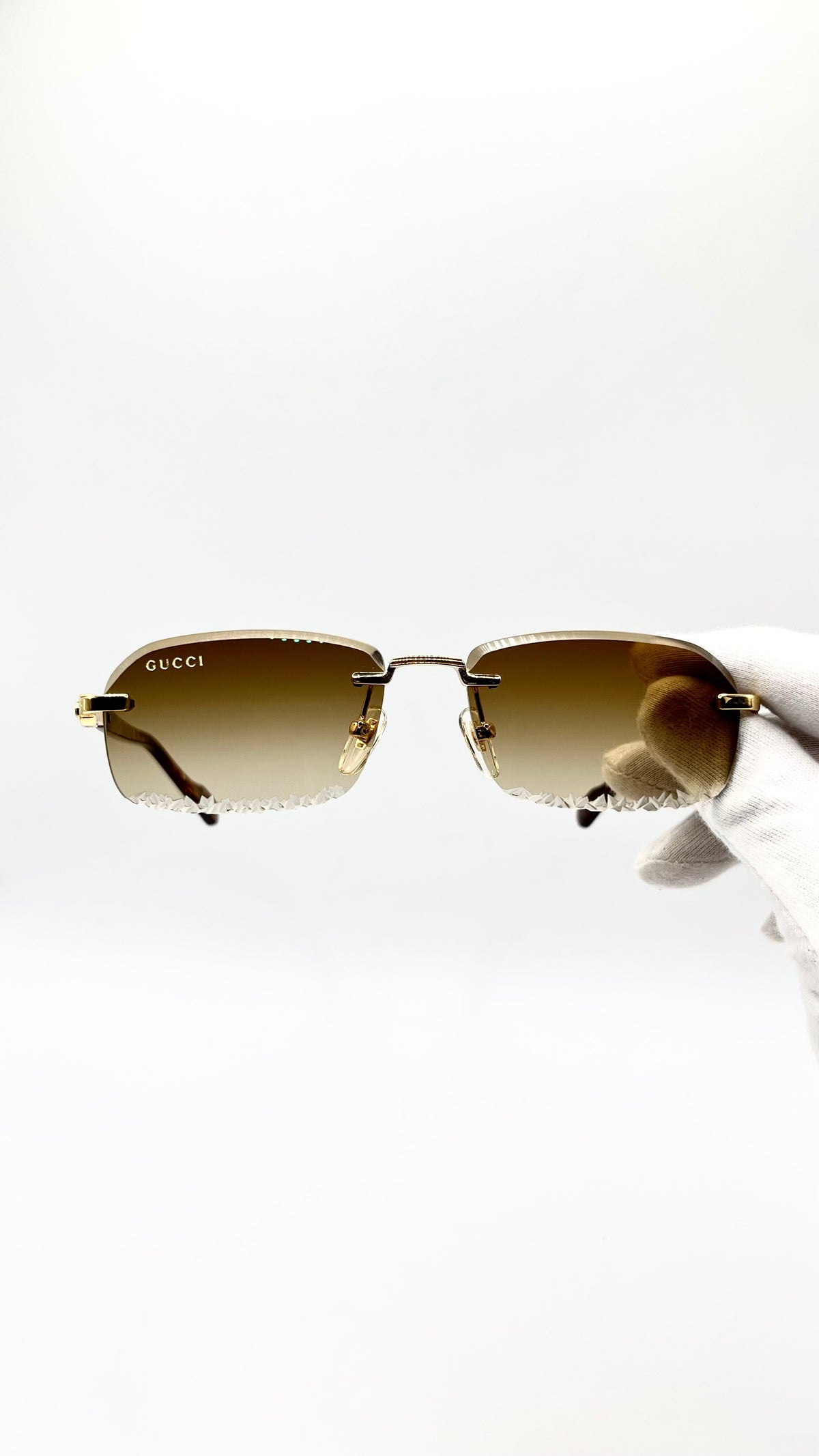 Gucci Brille +Diamond Cut & Gravur