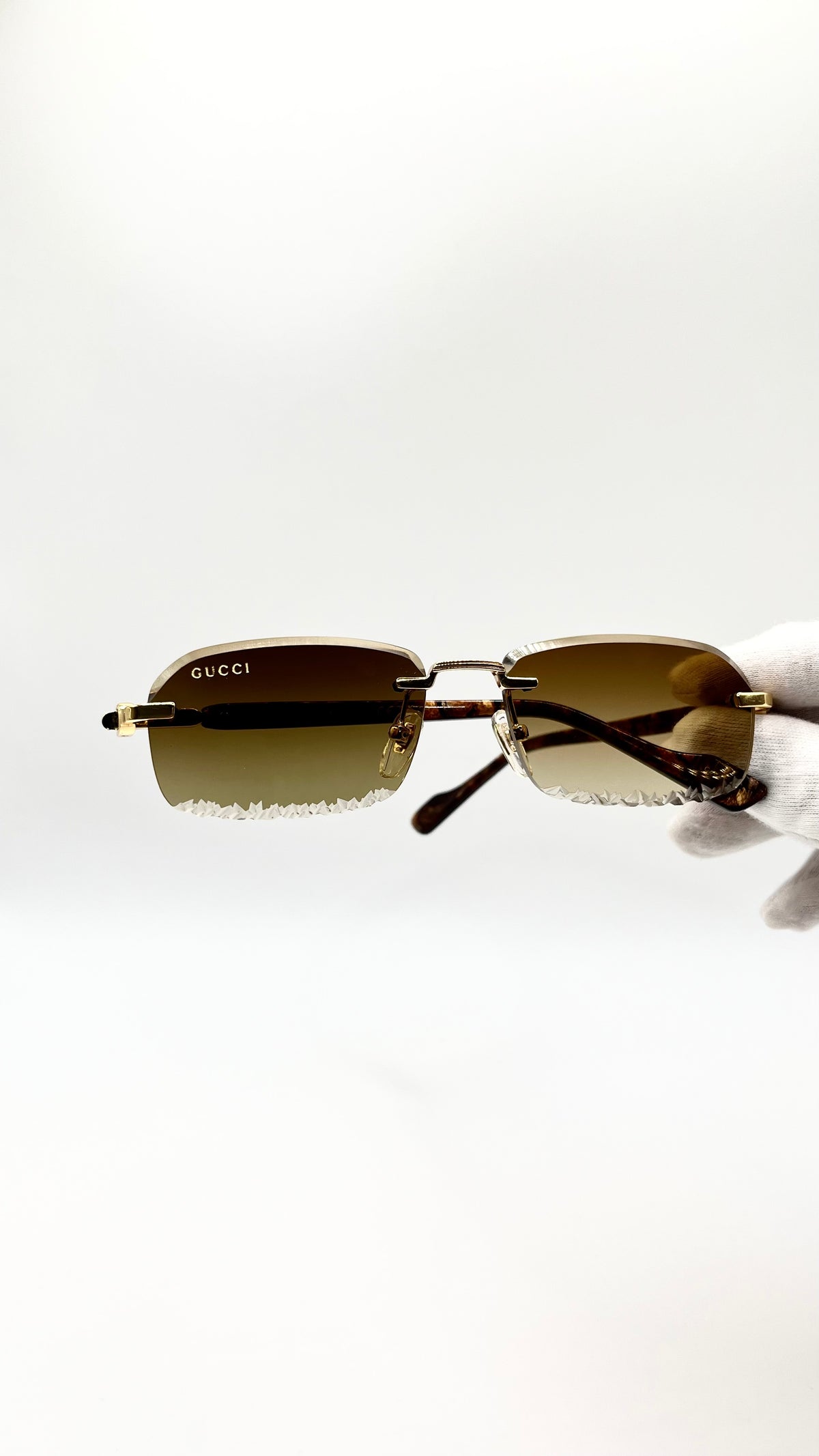 Gucci Brille +Diamond Cut & Gravur