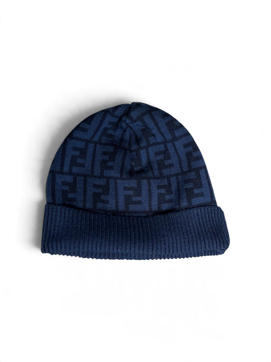Fendi Beanie Dunkelblau